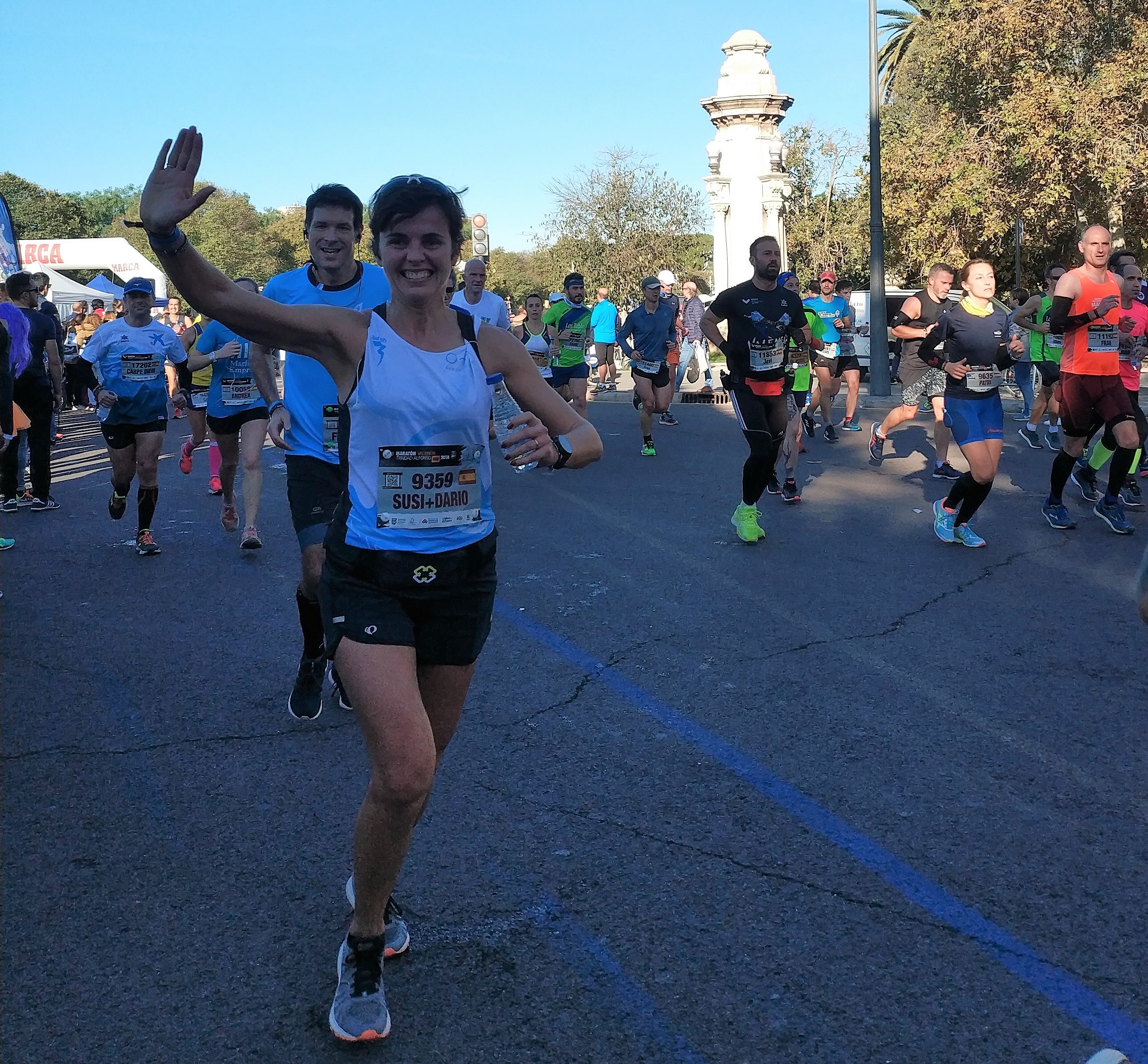 Corredores en el maratón de València