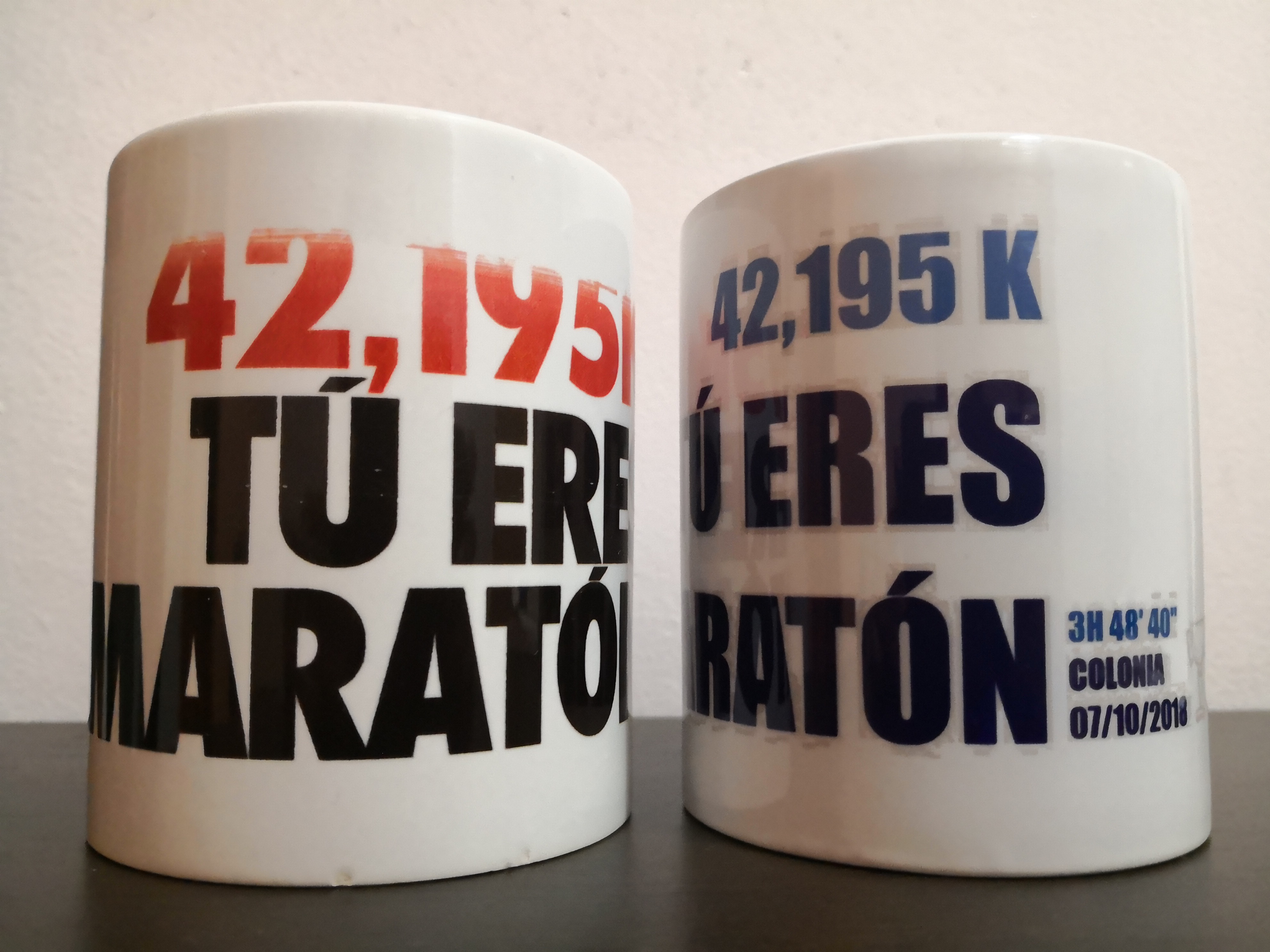 Tazas para maratonianos
