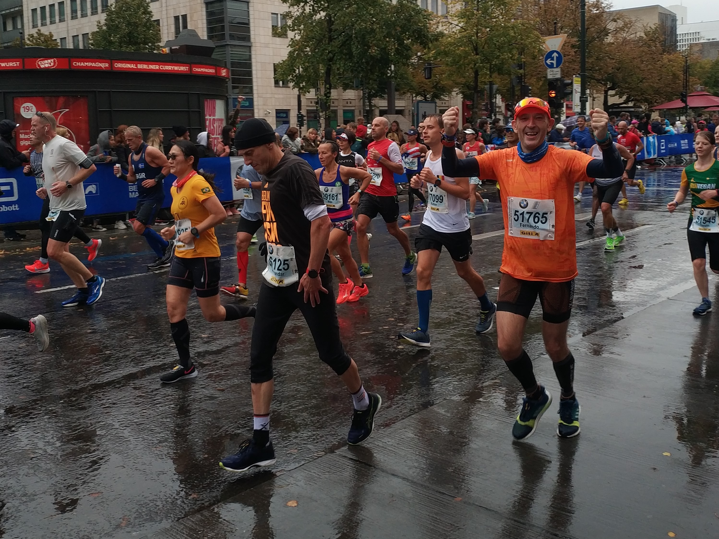 Meta del maratón de Berlín