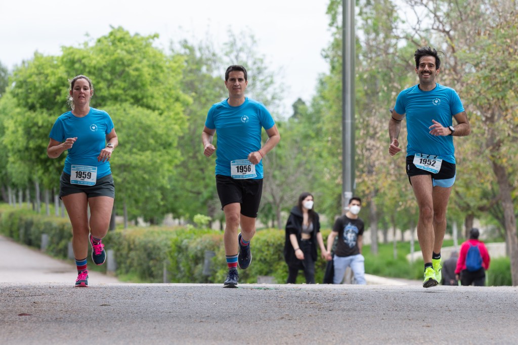 Corredores en el reto 'Mi padre es tu padre'